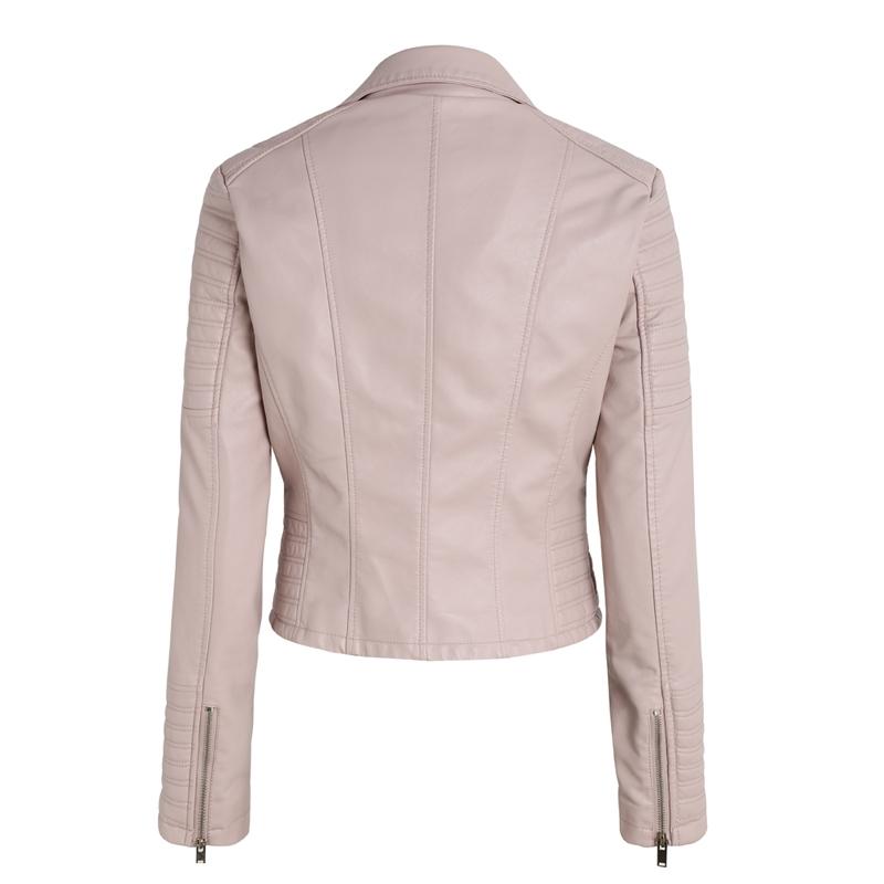 Faux Leather Motorcycle Jacket