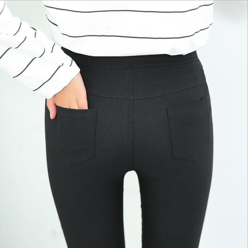 Slimming Black Jean Leggings