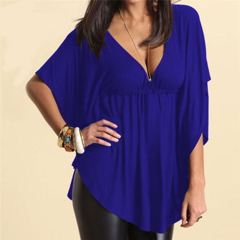 Plus Size Loose Flare Sleeve Top