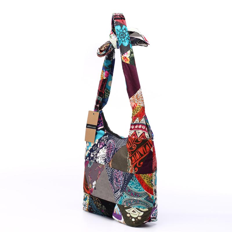 Hippie Patchwork Hobo Sling Bag