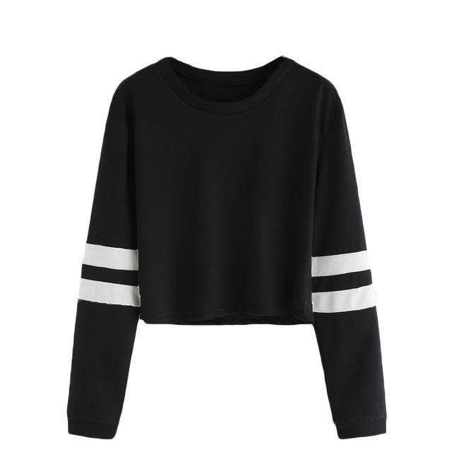 Crop Top Varsity Sweater
