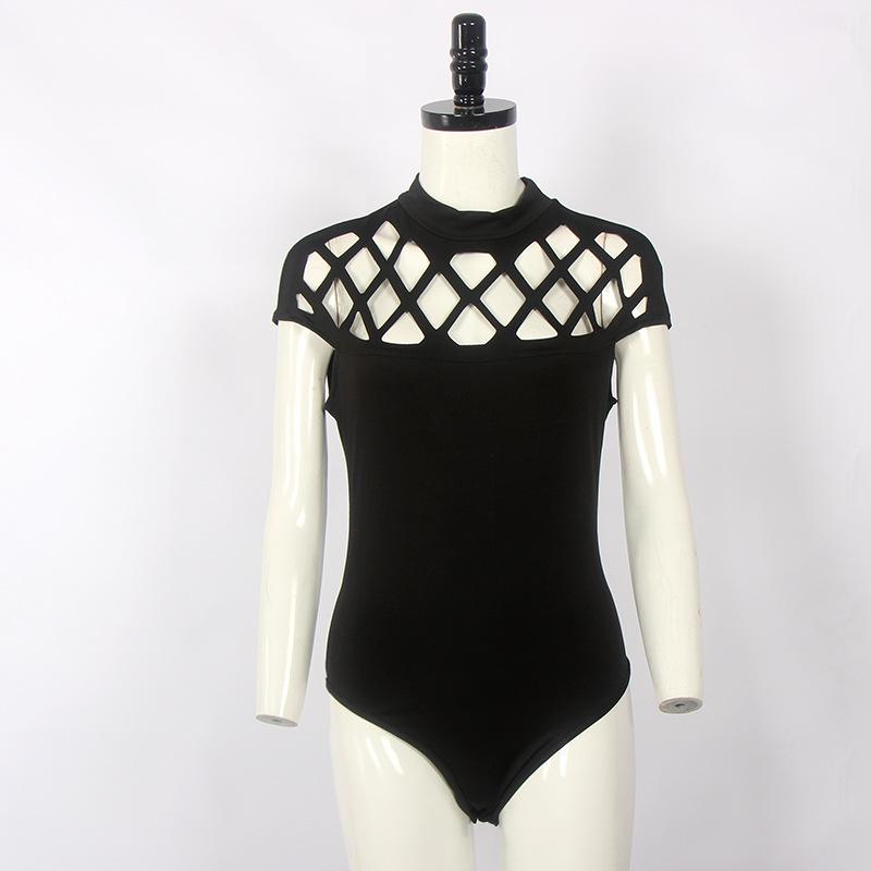 Caged Choker Collar Bodysuit