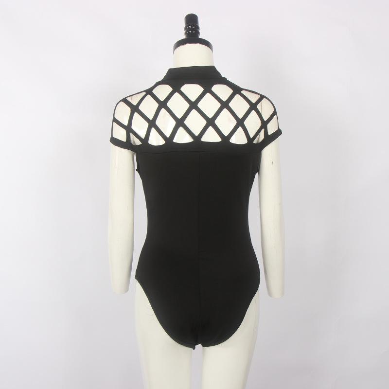 Caged Choker Collar Bodysuit