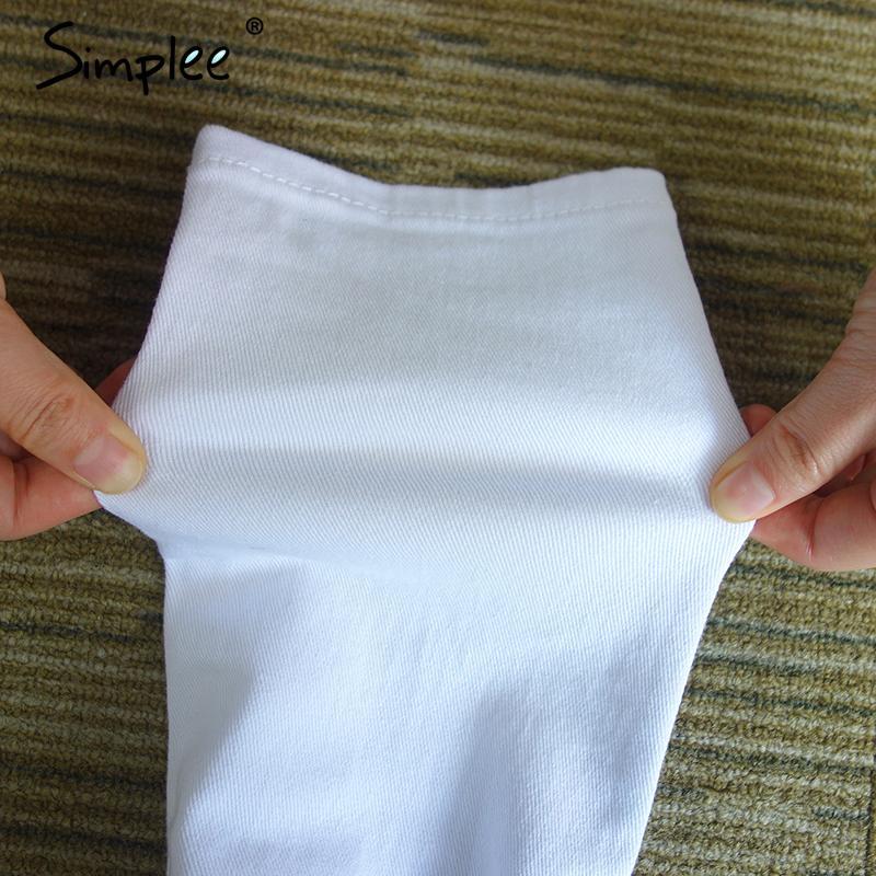 White ripped cool denim skinny jeans