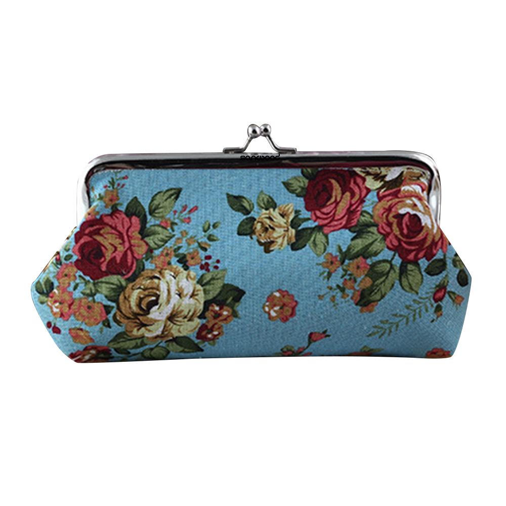 Floral Hasp Pouch
