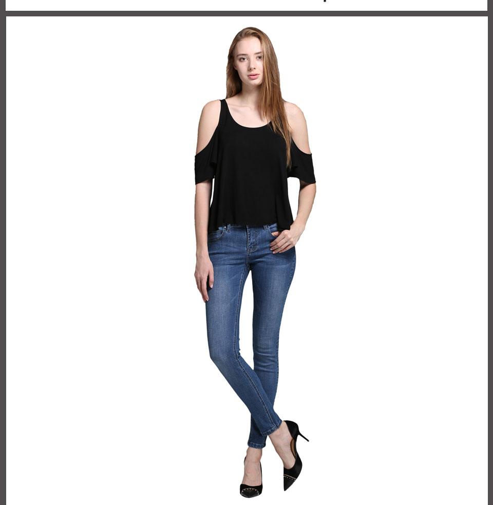 Vintage Stretch Skinny Casual Mid Waist Jean