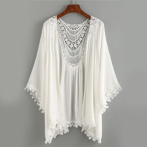 Vintage Crochet Kimono