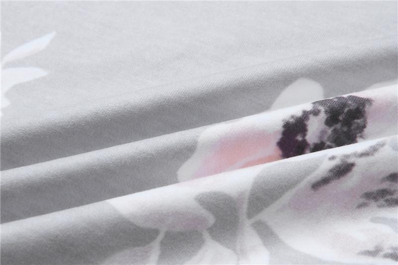 Floral Printed Long Sleeve Casual Hoodie Sweatshirt