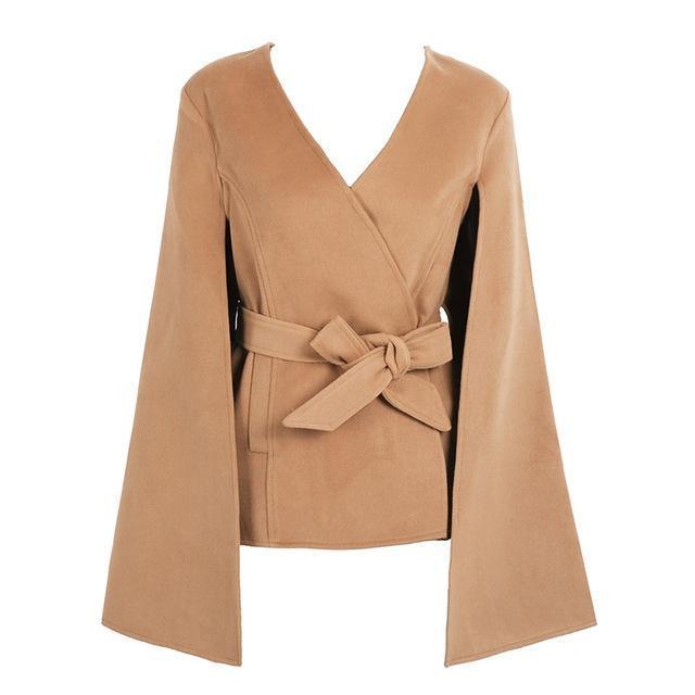 Casual Split Streetwear Cloak Overcoat