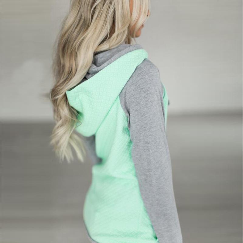 Patchwork Double Hooded Hoodie