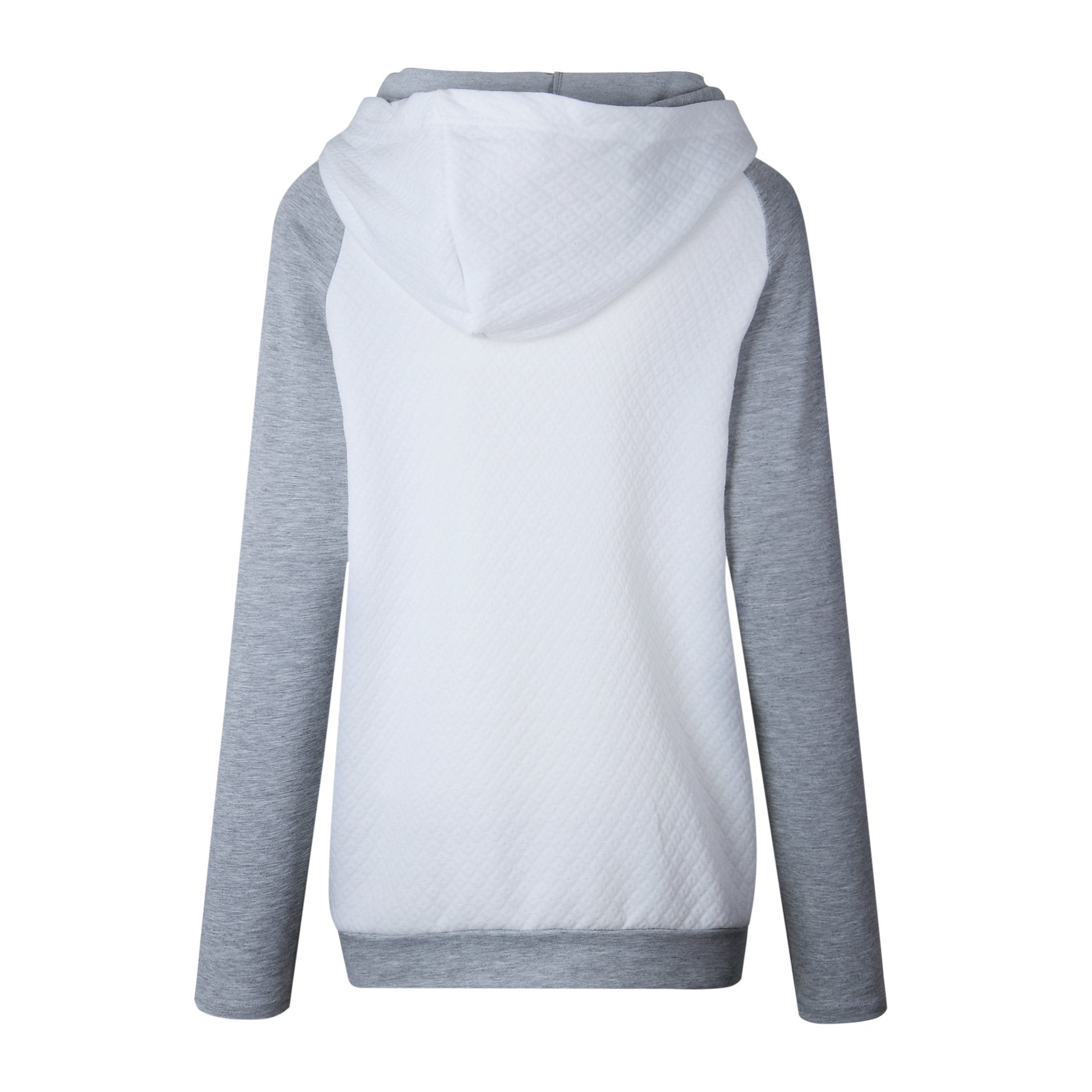 Patchwork Double Hooded Hoodie