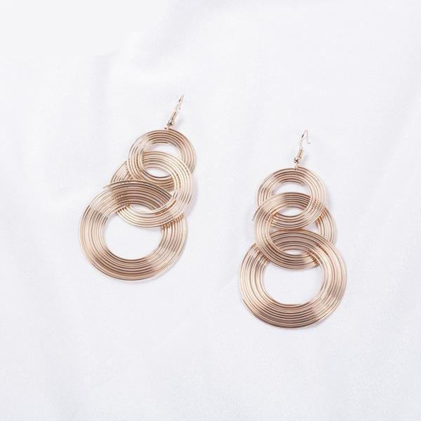 Chic Multilayer Gold Ring Earrings
