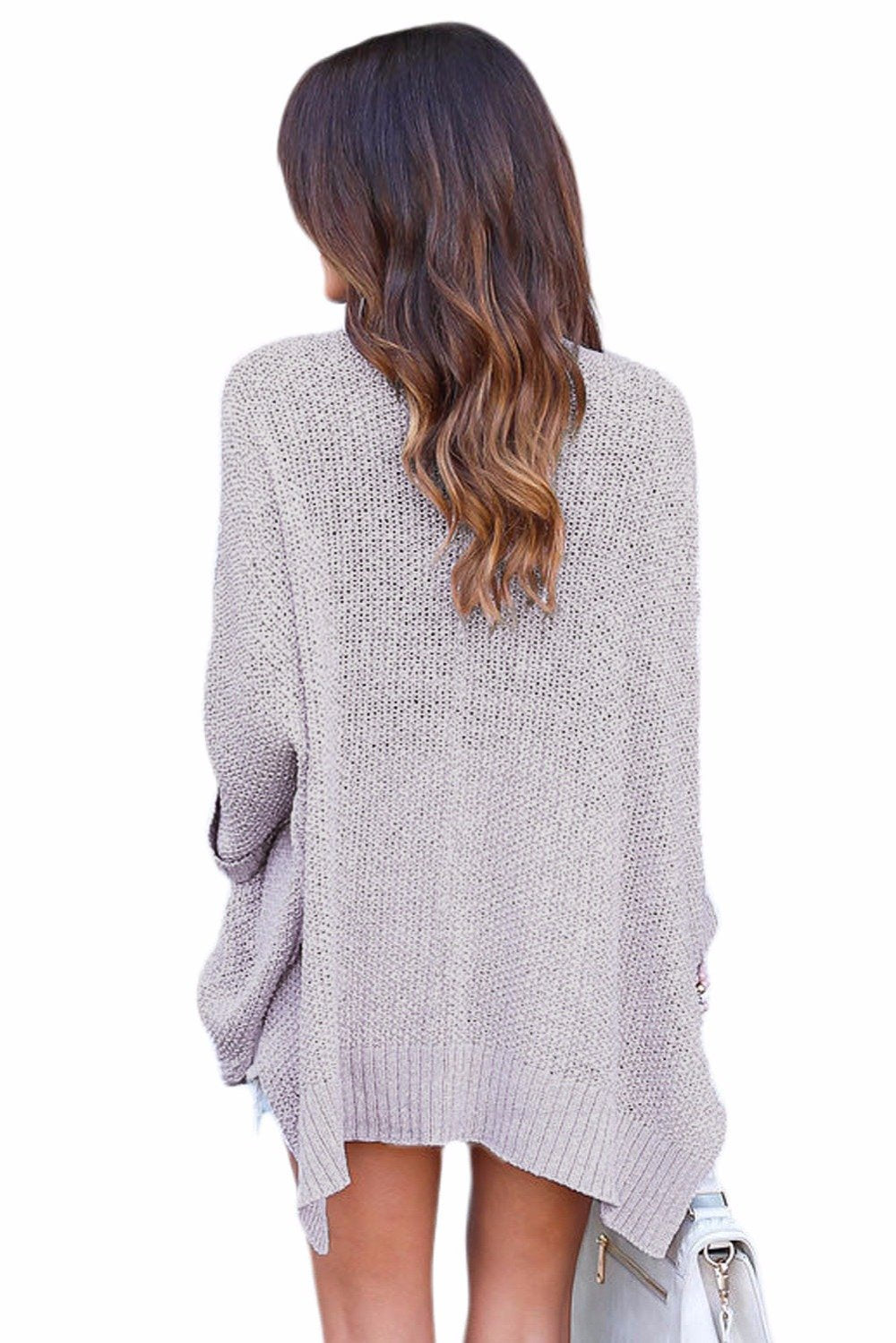 Loose High-Low Pullover Sweater