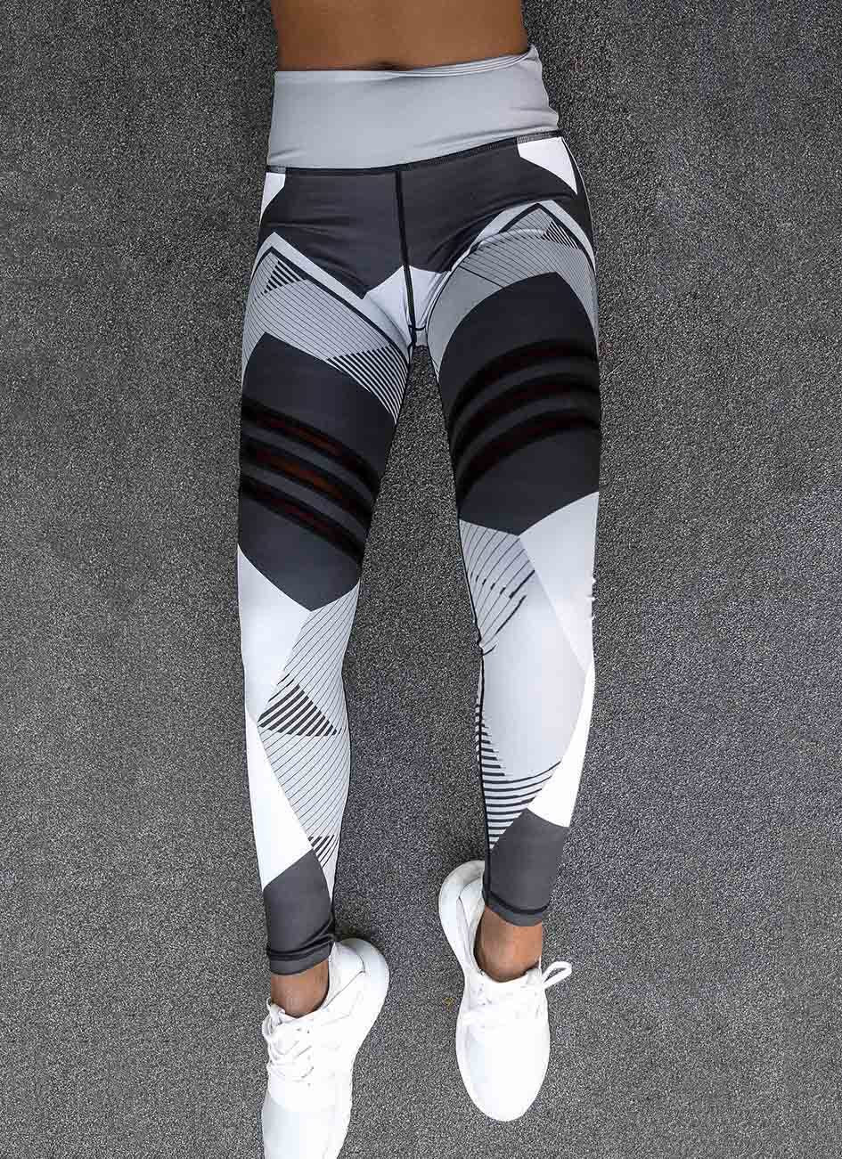 High Elastic Abstract Leggings