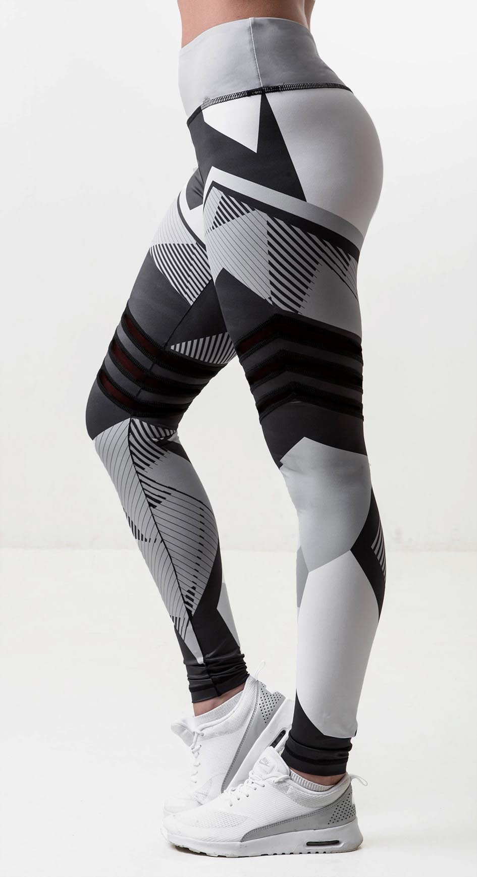 High Elastic Abstract Leggings