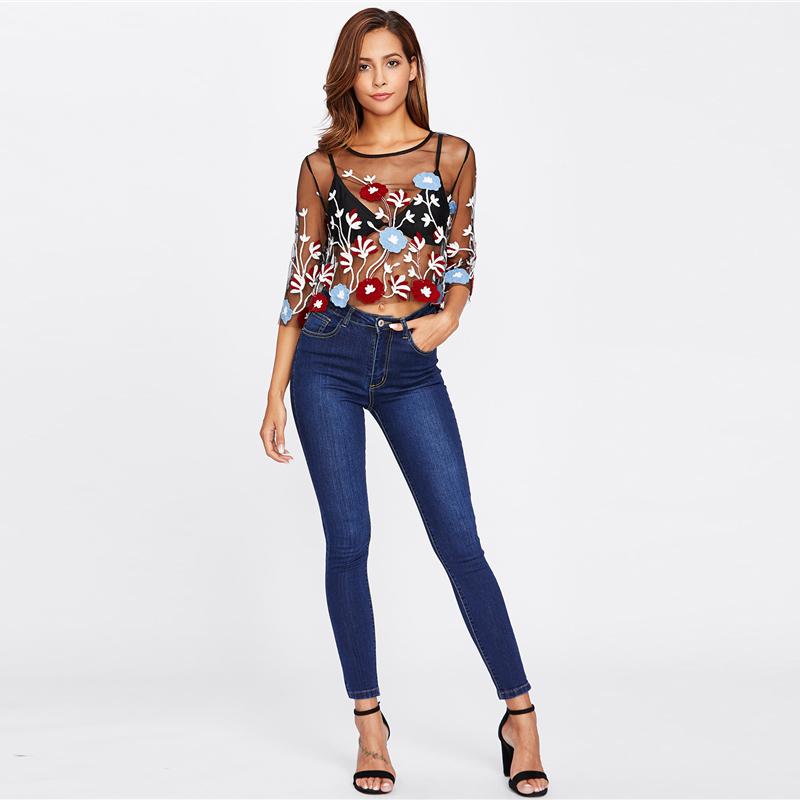 Dark Wash Skinny Button Fly Denim Jean