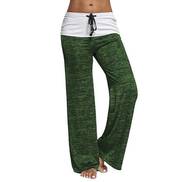 Loose Wide Leg High Waist Long Bottoms