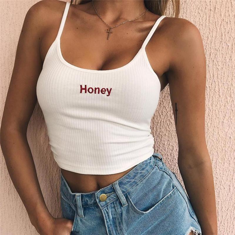 Honey Cropped Camisole Tank Top