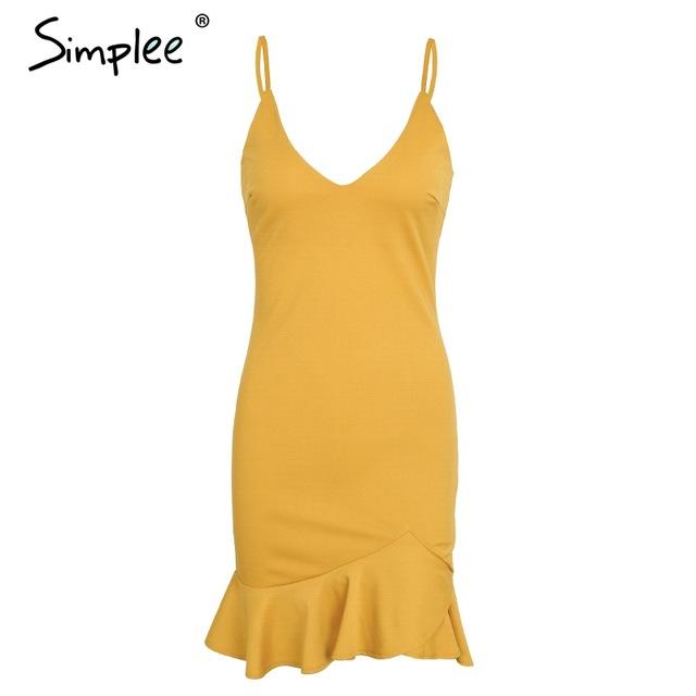 Sexy Bodycon Trumpet Dress