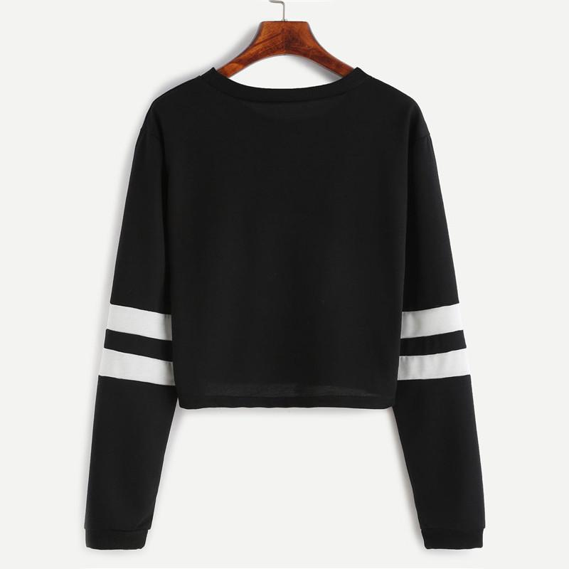 Crop Top Varsity Sweater