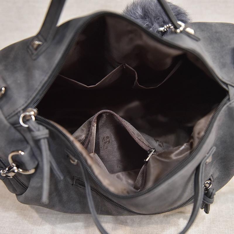 Studded Leather Shoulder Purse