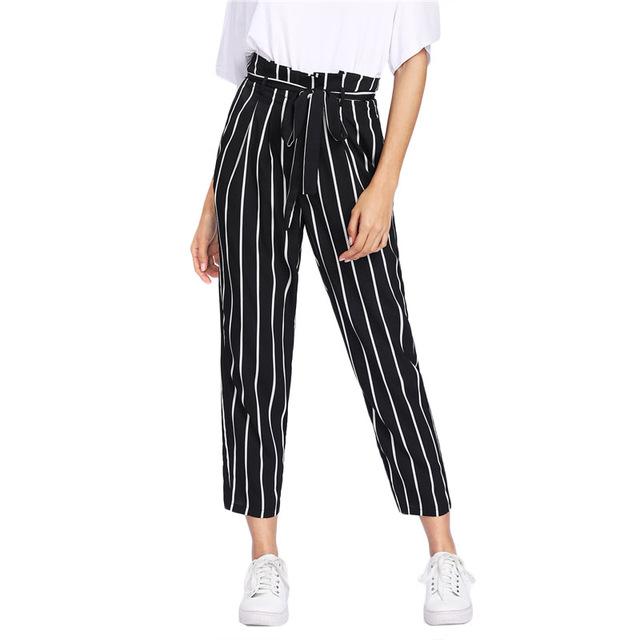 Striped Harem Pants