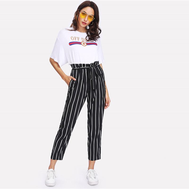 Striped Harem Pants