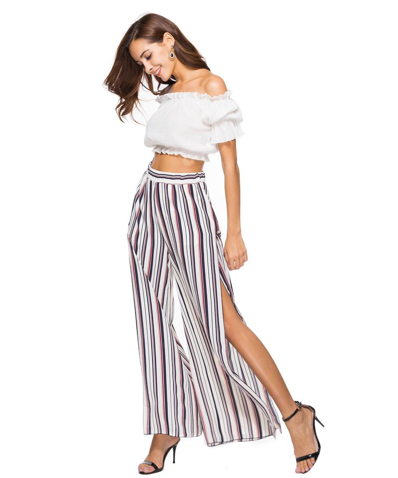 Boho Vintage Ethnic Wide Leg Pants