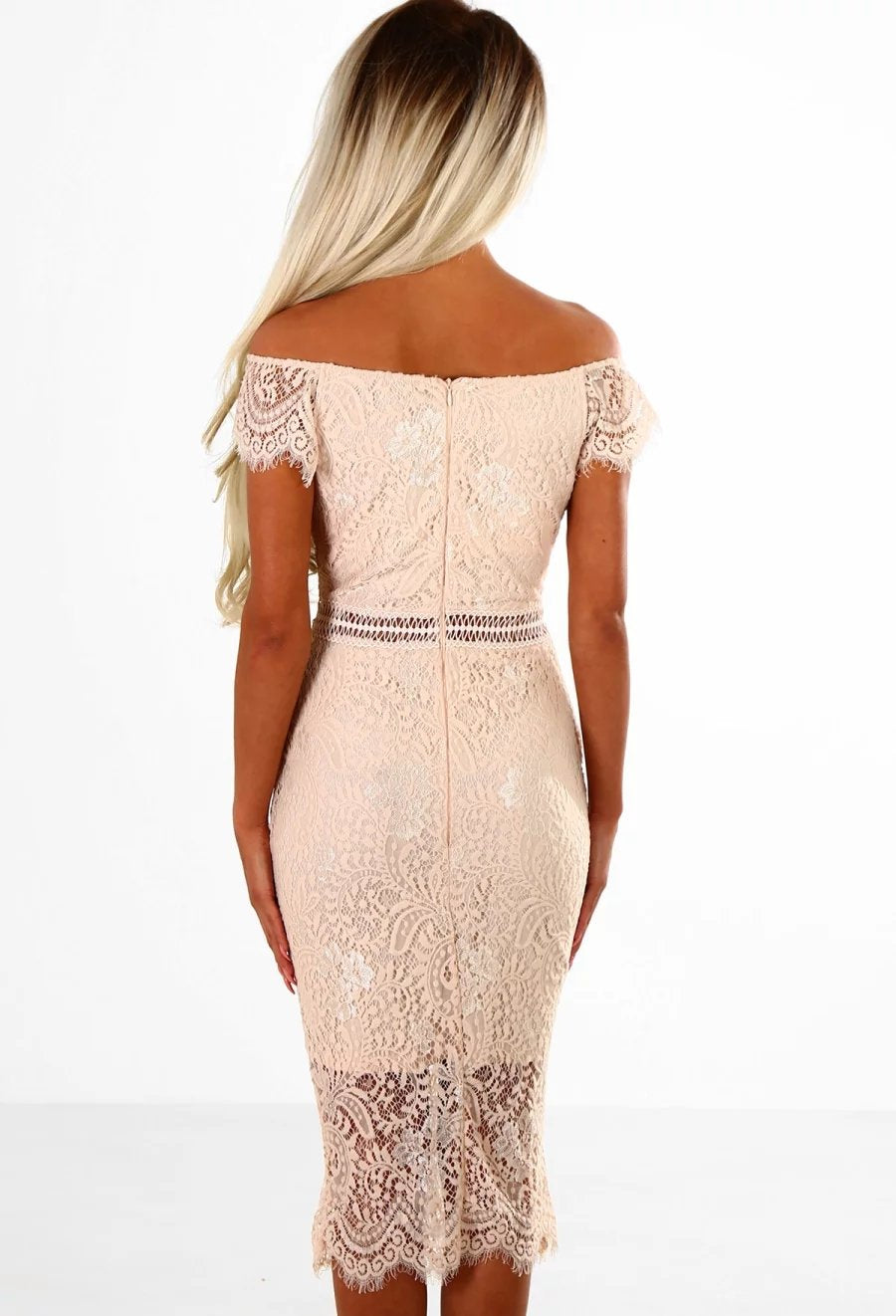 Sheath Lace Knee Length Dress