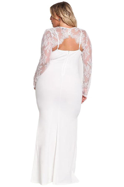 Elegant Lace Maxi Dress
