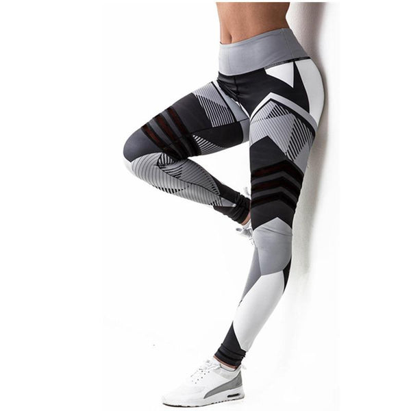 High Elastic Abstract Leggings