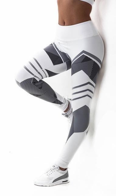 High Elastic Abstract Leggings