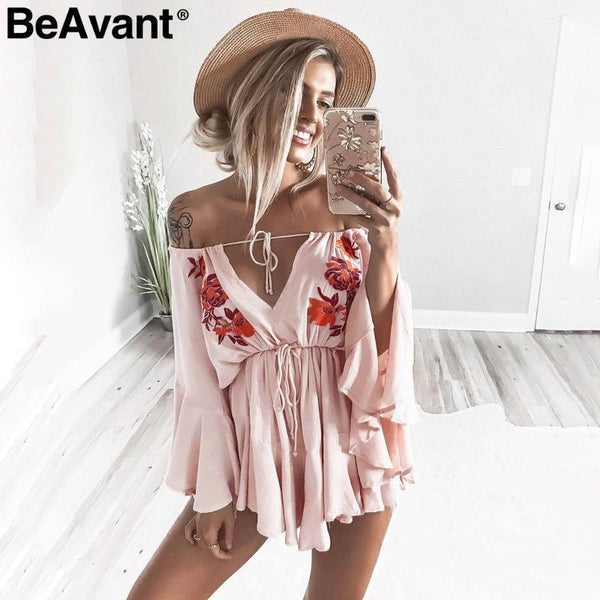 Off Shoulder Romper (4 Prints to Choose From)