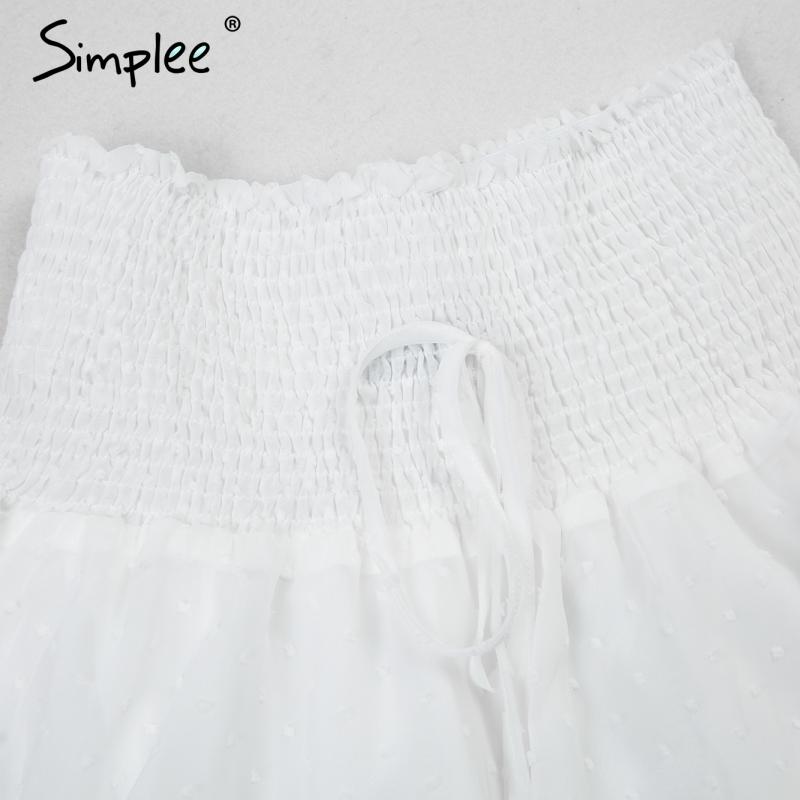 Mesh Long Lace Skirt