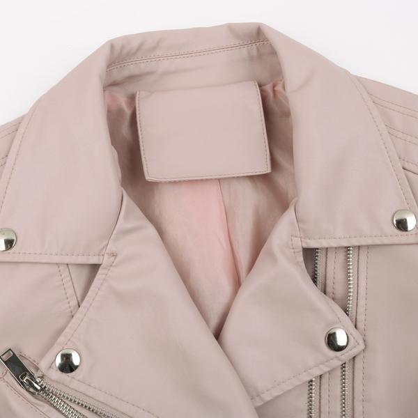 Faux Leather Motorcycle Jacket