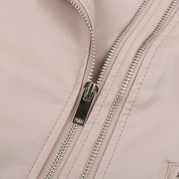 Faux Leather Motorcycle Jacket