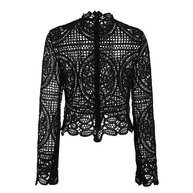 Elegant Lace Crop Top