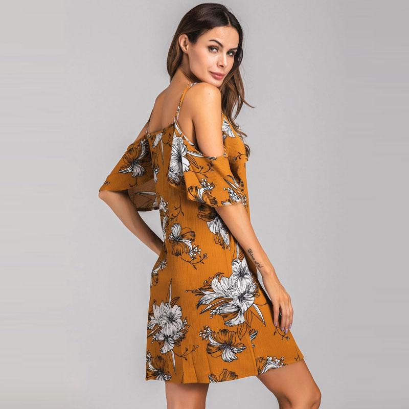 Floral Off Shoulder Summer Dress
