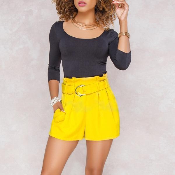 Wide Leg Soft Ruffled Shorts