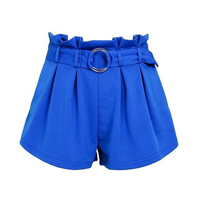 Wide Leg Soft Ruffled Shorts